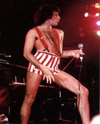Freddie Mercury of the Rock band, Queen