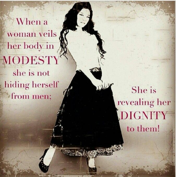 Modest and virtuous ladies today are all but extinct!
