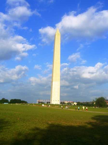 The Satanic "Washington Monument," which symbolizes an erect male penis and occult power. 